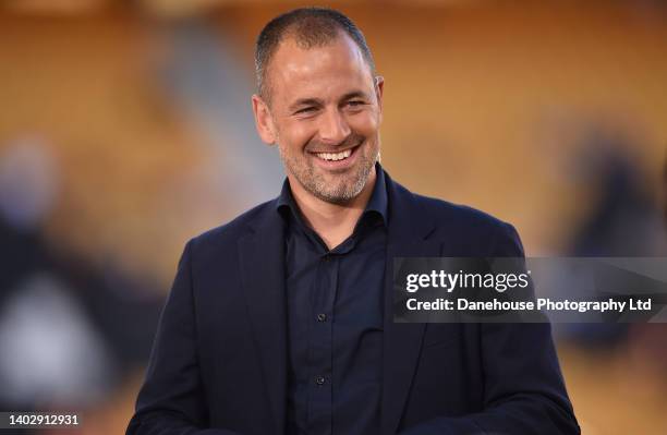 Pundit and Former Chelsea Footballer Joe Cole during the UEFA Nations League League A Group 3 match between England and Hungary at Molineux on June...