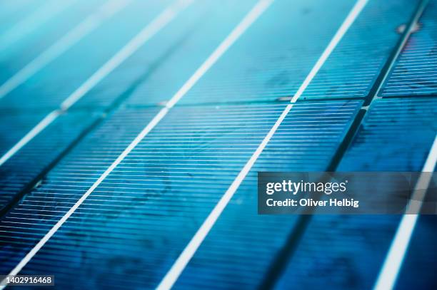 close up detail of a solar panel - financial ecosystem stock pictures, royalty-free photos & images