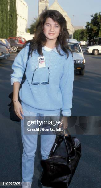 Daphne Zuniga at the Vote Yes On 65 Rally, MGM Lot, Hollywood.