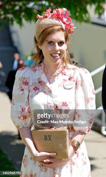 Princess Beatrice attends day 1 of Royal Ascot at Ascot Racecourse on June 14, 2022 in Ascot, England.