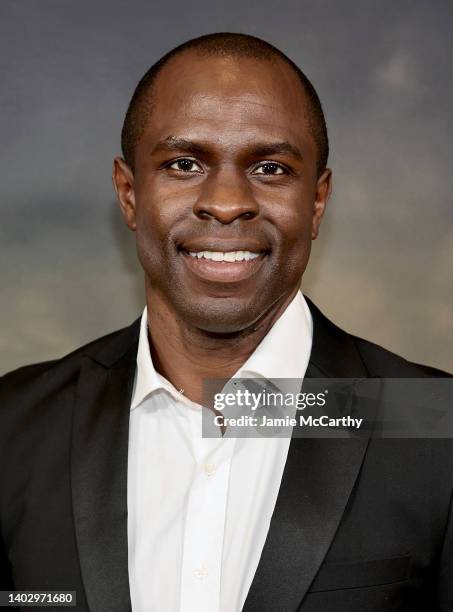 Gbenga Akinnagbe attends The Old Man" Season 1 NYC Tastemaker Event at MOMA on June 14, 2022 in New York City.