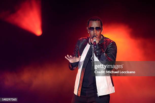 Sean "P Diddy" Combs performs during Escape To Total Rewards at Gotham Hall on March 1, 2012 in New York City.