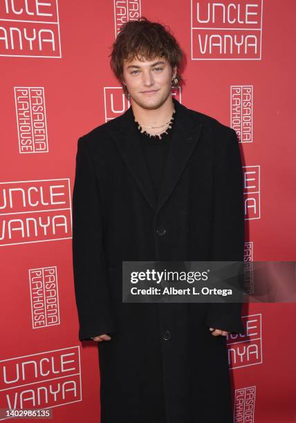 Mitchell Hoog attends Pasadena Playhouse Presents Opening Night Red Carpet Of "Uncle Vanya" held at Pasadena Playhouse on June 5, 2022 in Pasadena,...