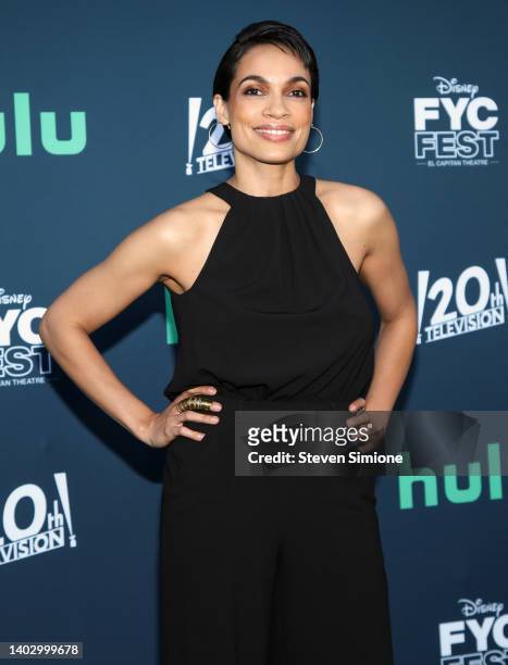 Rosario Dawson attends the special screening and Q&A event for Hulu's "DOPESICK" at El Capitan Theatre on June 14, 2022 in Los Angeles, California.