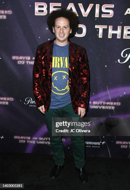 Josh Sussman attends Paramount +'s "Beavis & Butt-Head Do The Universe" Los Angeles premiere at NeueHouse Los Angeles on June 14, 2022 in Hollywood,...