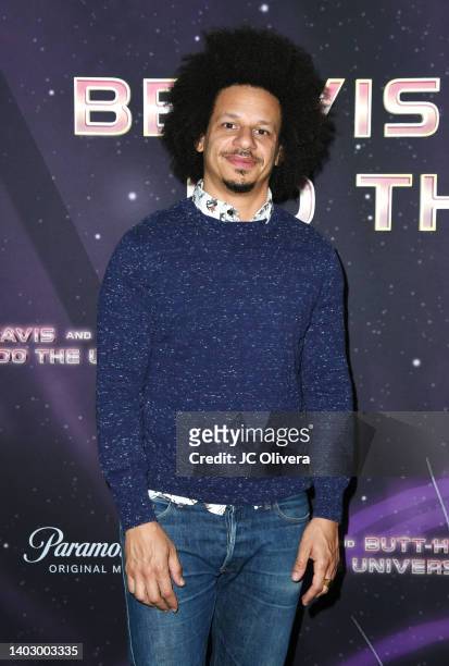 Eric Andre attends Paramount +'s "Beavis & Butt-Head Do The Universe" Los Angeles premiere at NeueHouse Los Angeles on June 14, 2022 in Hollywood,...