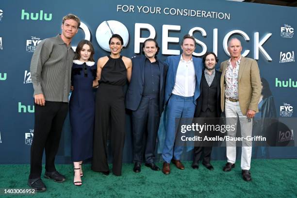 Will Poulter, Kaitlyn Dever, Rosario Dawson, Michael Stuhlbarg, John Hoogenakker, Danny Strong and Michael Keaton attend the Special Screening and...