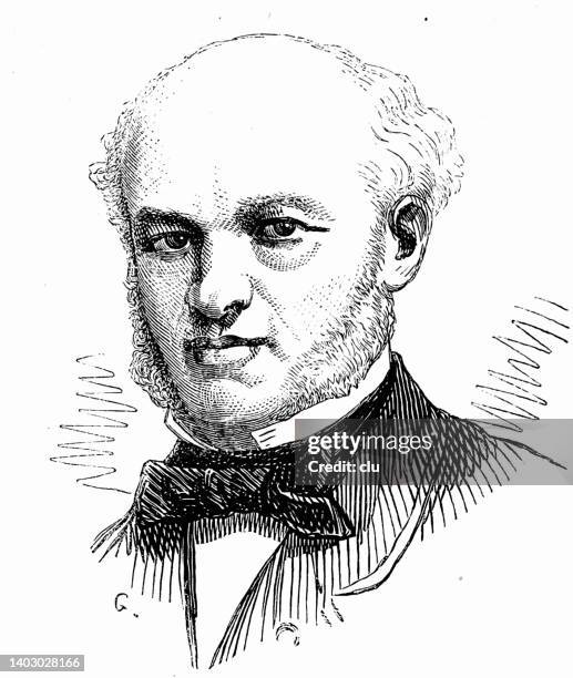 joseph-frédéric-benoît charrière, swiss-french instrument and apparatus maker. - socialite stock illustrations