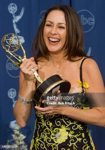 Emmy Winner Patricia Heaton backstage at the 52nd Emmy Awards Show at the Shrine Auditorium, September 10, 2000 in Los Angeles, California.