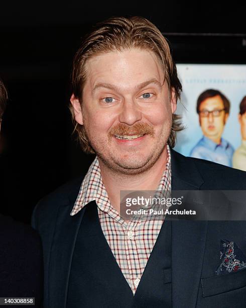 Writer / Producer Tim Heidecker attends the "Tim & Eric'$ Billion Dollar Movie" Los Angeles premiere at the ArcLight Hollywood on March 1, 2012 in...