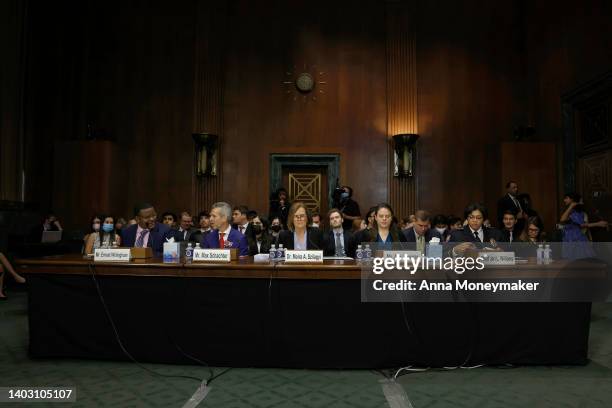 Ernest Willingham, from Chicago, Illinois, Max Schachter, founder and CEO of Safe Schools for Alex, Moira Szilagyi, president of the American Academy...