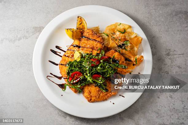 schnitzel - cutlet bildbanksfoton och bilder