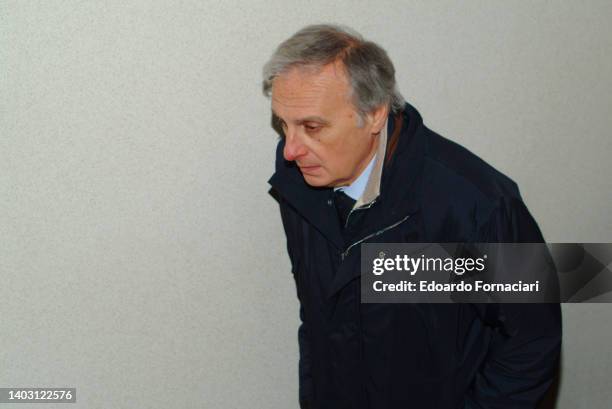 Calisto Tanzi Italian businessman during the Parmalat bankruptcy trial. February 5, 2005.