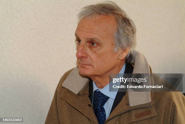 Calisto Tanzi Italian businessman, being hospitalized during the Parmalat bankruptcy trial. February 14, 2005.