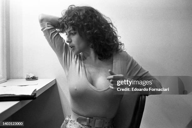 The French actress Clio Goldsmith. March 01, 1980.