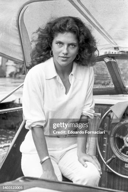 The French actress Clio Goldsmith. September 01, 1980.