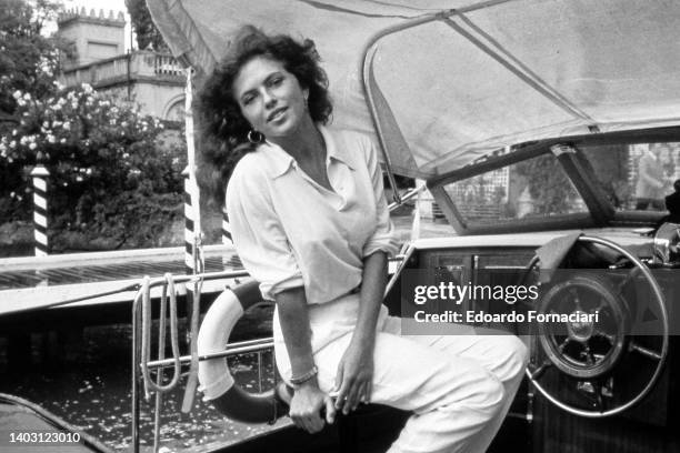 Clio Goldsmith Franch actress. September 01, 1982.