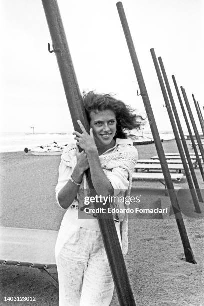 The French actress Clio Goldsmith . September 01, 1980.