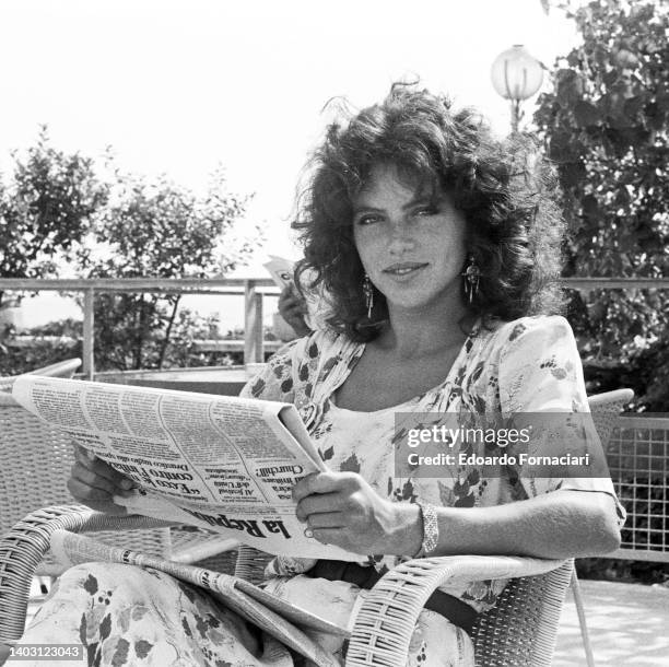 The French actress Clio Goldsmith. September 01, 1981.