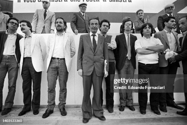 Italian Election Campaign 1984. The Italian Communist Party leader Enrico Berlinguer. June 24, 1983.