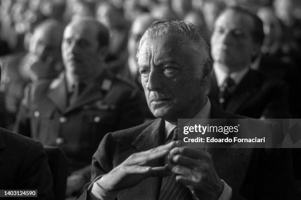 Gianni Agnelli, FIAT president. April 01, 1977.