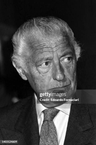 Gianni Agnelli, FIAT president. April 01, 1977.