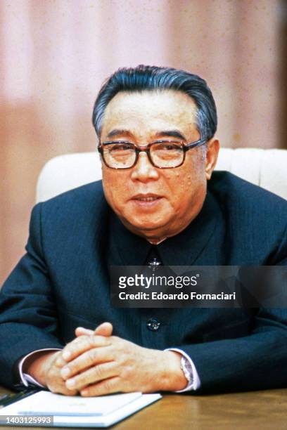 Kim Il Sung Father and Leader of Nord Korea. April 01, 1980.