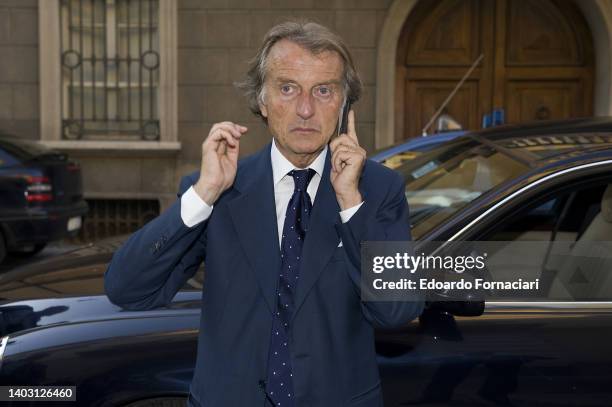 Luca Cordero di Montezemolo, Italian manager, president of Ferrari, former president of FIAT, former president of Confindustria . June 2011.