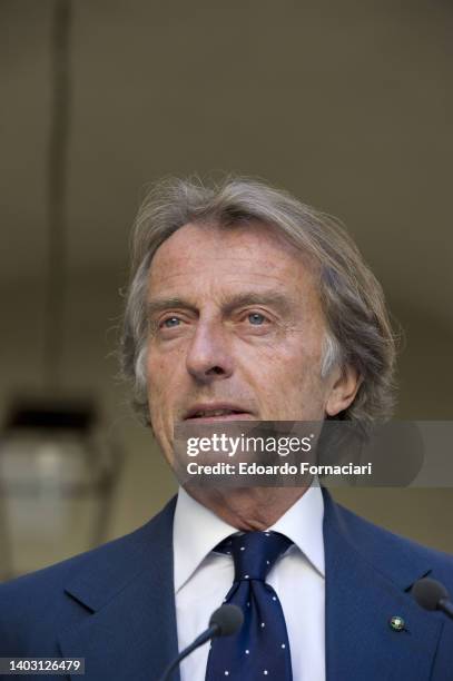 Luca Cordero di Montezemolo, Italian manager, president of Ferrari, former president of FIAT, former president of Confindustria . June 2011.