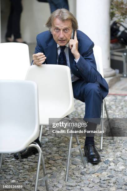 Luca Cordero di Montezemolo, Italian manager, president of Ferrari, former president of FIAT, former president of Confindustria . June 2011.