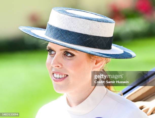 Princess Beatrice of York attendsRoyal Ascot at Ascot Racecourse on June 15, 2022 in Ascot, England.
