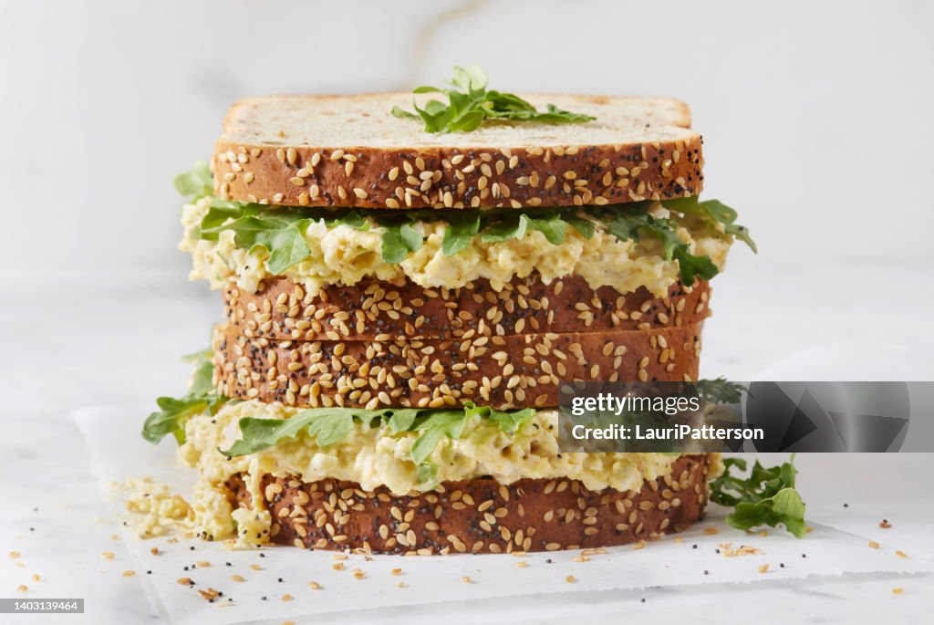 Classic Creamy Egg Salad Sandwich