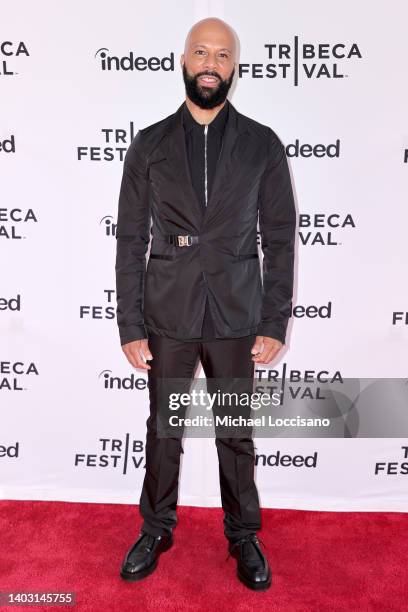 Common attends The Harry Belafonte Voices For Social Justice Award during the 2022 Tribeca Film Festival at SVA Theater on June 15, 2022 in New York...