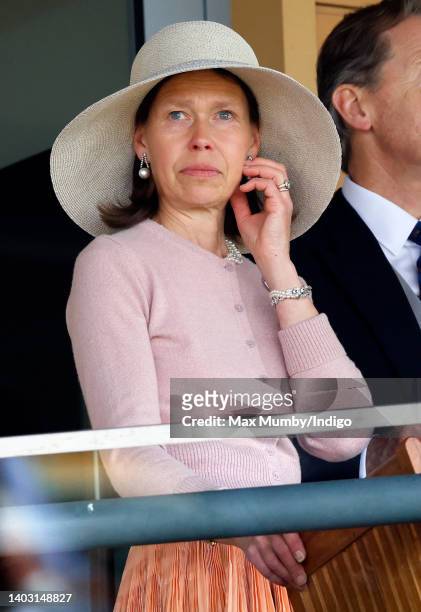 Lady Sarah Chatto attends day 2 of Royal Ascot at Ascot Racecourse on June 15, 2022 in Ascot, England.