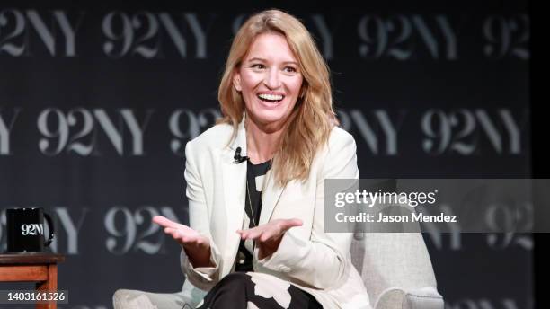 Katy Tur attends Katy Tur & Nicolle Wallace in conversation at The 92NY, New York on June 15, 2022 in New York City.