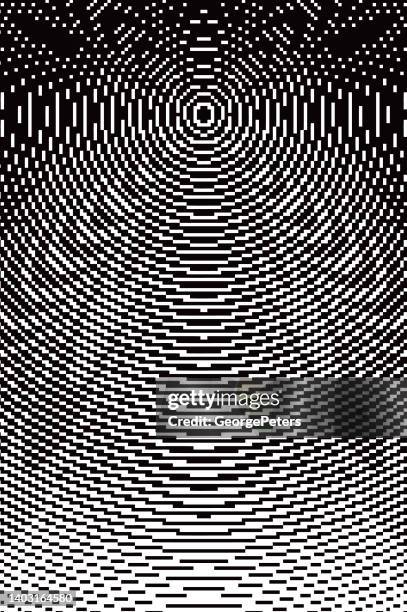 pixelated seamless pattern with glitch technique - virtual wellness stock illustrations