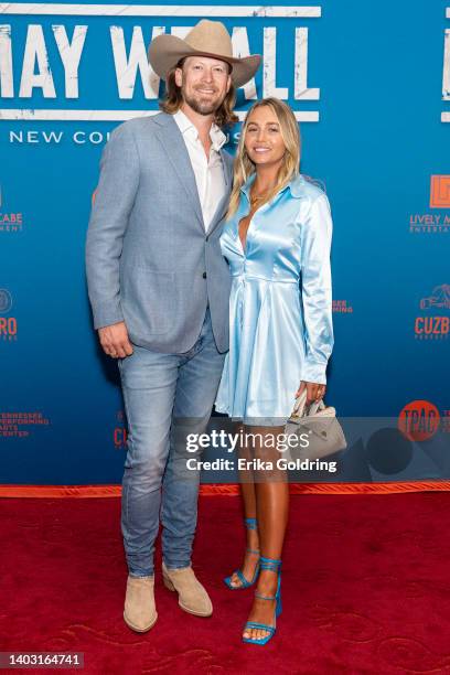 Brian Kelley and Brittney Kelley attend opening night of "May We All: A New Country Musical" at Tennessee Performing Arts Center on June 15, 2022 in...