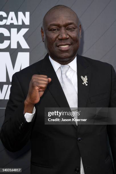 Civil Rights Attorney Ben Crump attends the 2022 American Black Film Festival - "Civil" Opening Night Premiere at New World Center on June 15, 2022...