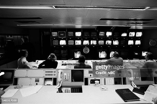 Episode 14 -- Air Date -- Pictured: Saturday Night Live control room on February 21, 1976 -- Photo by: NBCU Photo Bank