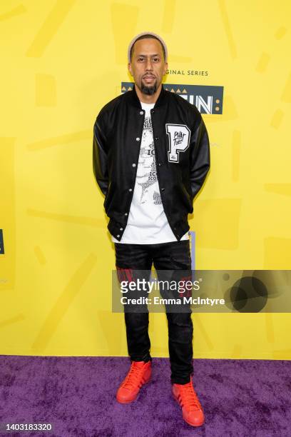 Affion Crockett attends BET+ hosts a celebration with the cast and crew of 'Martin: The Reunion' on June 15, 2022 in Los Angeles, California.