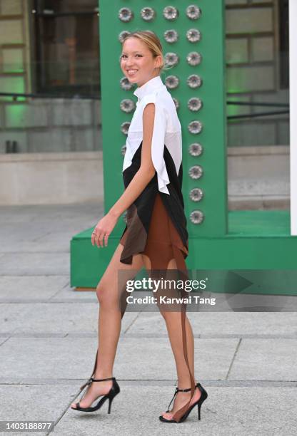 Lila Moss attends the Royal Academy of Arts summer preview party at Royal Academy of Arts on June 15, 2022 in London, England.