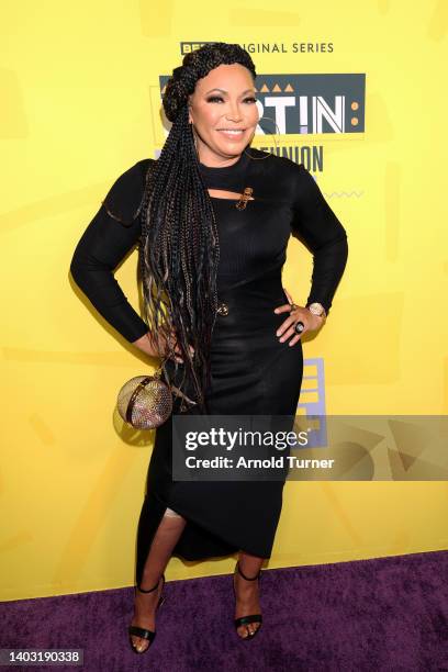 Tisha Campbell attends the "Martin: The Reunion" Private Screening and Experience on June 15, 2022 in Los Angeles, California.