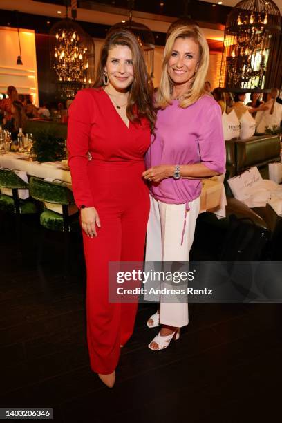 Sarna Röser and Dagmar Wöhrl attend the .comTogether Girlbosses event by .comTessa at Hotel Zoo Berlin on June 15, 2022 in Berlin, Germany.