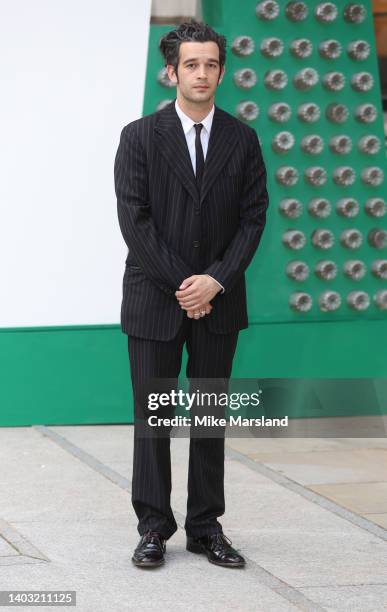 Matty Healy attends The Royal Academy of Arts summer preview party at Royal Academy of Arts on June 15, 2022 in London, England.