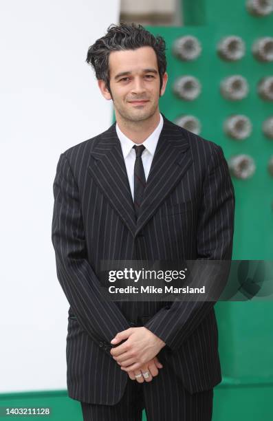 Matty Healy attends The Royal Academy of Arts summer preview party at Royal Academy of Arts on June 15, 2022 in London, England.