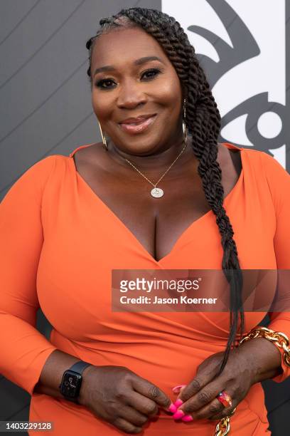 Bevy Smith attends the opening night premiere of "Civil" at the 2022 American Black Film Festival at New World Center on June 15, 2022 in Miami...