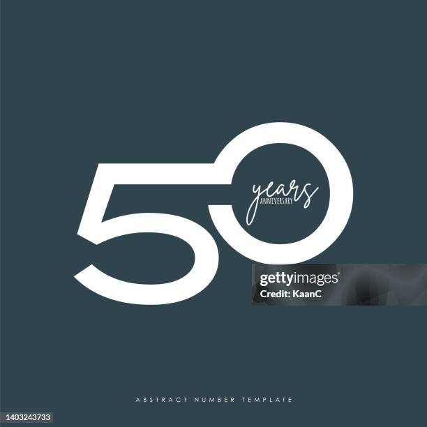 ilustraciones, imágenes clip art, dibujos animados e iconos de stock de resumen número 50, plantilla de logotipo de aniversario aislada, número de aniversario, ilustración vectorial de archivo de aniversario - racing logos
