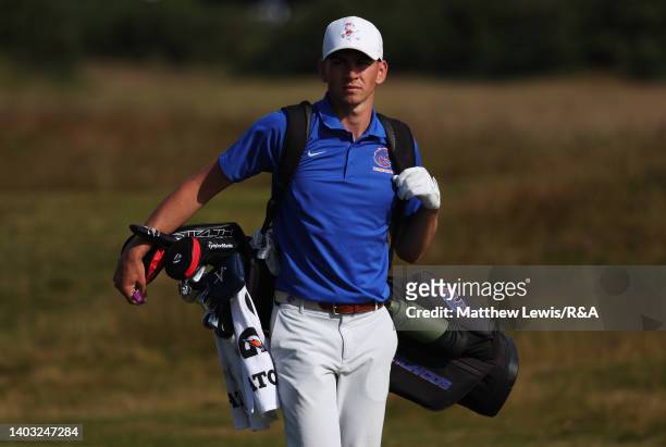 Max Charles of Australia pictured during day four of the R&A Amateur Championship at Royal Lytham & St. Annes on June 16, 2022 in Lytham St Annes,...
