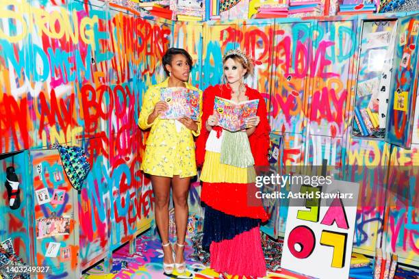 Ariana DeBose and Stacey Bendet attend as alice + olivia by Stacey Bendet celebrates 20 years at the Close East Lawn on June 15, 2022 in New York...