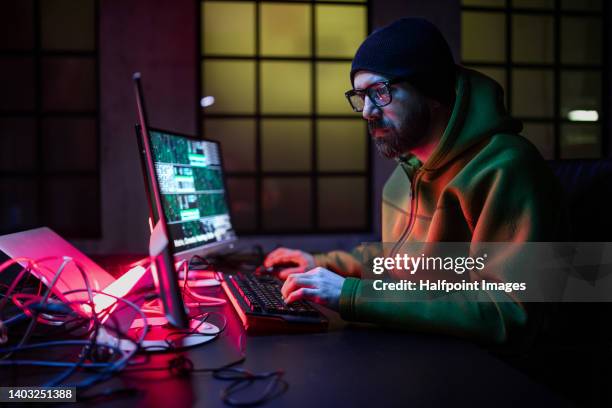491 Man Dark Room Computer Stock Photos, High-Res Pictures, and Images ...